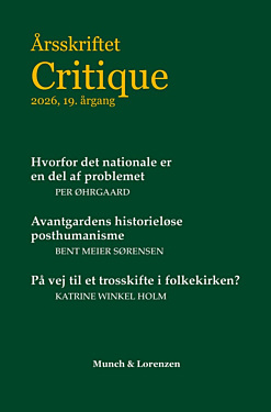 Årsskriftet Critique 2026